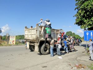 Exode Migrant, Côte du Chiapas, octobre 2018 © SIPAZ