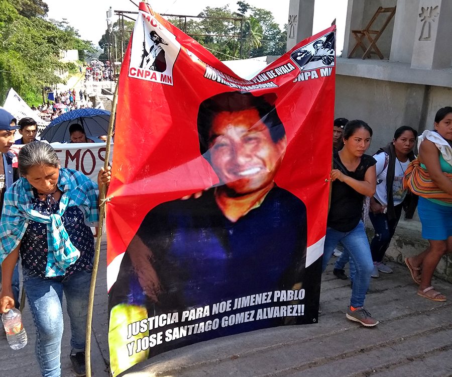 Marcha/Peregrinación en Amatán, enero de 2019 © SIPAZ