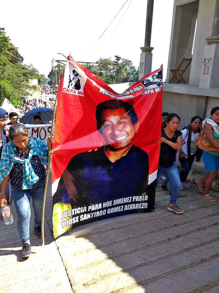 Manifestation à Amatán, janvier 2019 © SIPAZ