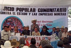 Juicio Popular Comunitario  contra el Estado y las Empresas Mineras en Oaxaca © SIPAZ