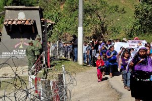 Military Base in Chenalhó - Militarization is not a recent phenomenon in Chiapas © SIPAZ