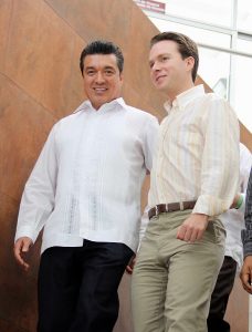 Rutilio Escandón Cadenas (left) and Manuel Velasco Coello (right) © Southern Border Journalists