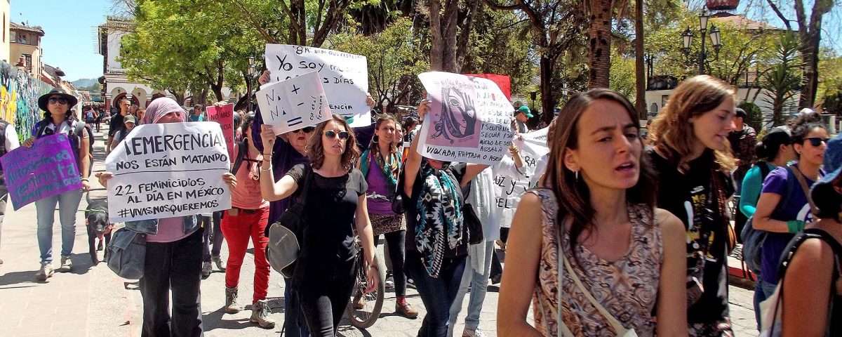 Marcha en el marco del Día Internacional de la Mujer, San Cristóbal de Las Casas, Chiapas © SIPAZ