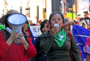 Marsch in Chiapas im Rahmen des Internationalen Tages gegen Gewalt gegen Frauen, November 2019 © SIPAZ
