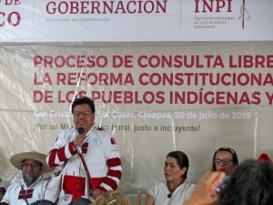 Adelfo Regino, Director general del Instituto Nacional de los Pueblos Indígenas © SIPAZ