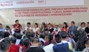 Konsultationsprozess für die Verfassungs- und Rechtsreform über die Rechte der indigenen und afro-mexikanischen Völker, San Cristóbal de Las Casas, Chiapas, Juli 2018 © SIPAZ