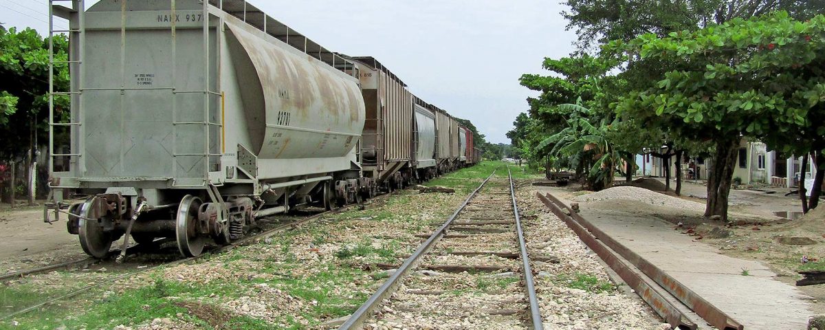 Rail lines in Palenque Chiapas today © SIPAZ