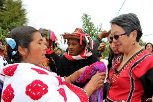 Victoria Tauli-Corpus, UN-Sonderberichterstatterin für Rechte indigener Völker, Besuch in Chiapas, 2018 © Frayba