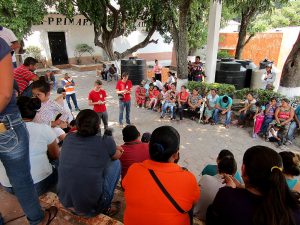 SIPAZ interview with displaced people from Chichihualco, Mountain region of Guerrero © SIPAZ