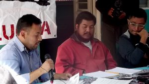 Juan de la Cruz libre, conferencia de prensa, diciembre de 2019 © SIPAZ