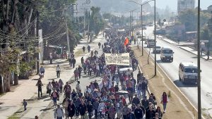 Respeto a la vida, la tierra y el territorio de los pueblos, peregrinación del Pueblo Creyente, enero de 2020 © SIPAZ