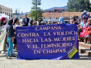 Día Internacional de la Eliminación de la Violencia contra la Mujer, San Cristóbal de Las Casas, Noviembre de 2019 © SIPAZ