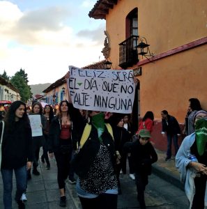 Día Internacional de la Mujer, San Cristóbal de Las Casas, marzo de 2020 © Ihana Iriondo