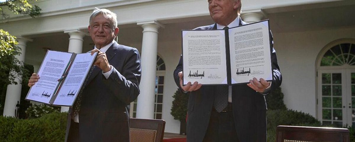 AMLO and Donald Trump in the White House, July 7th, 2020 © Gobierno de Mexico