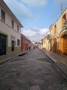 San Cristóbal de Las Casas, Chiapas : rues vides en temps de confinement © SIPAZ