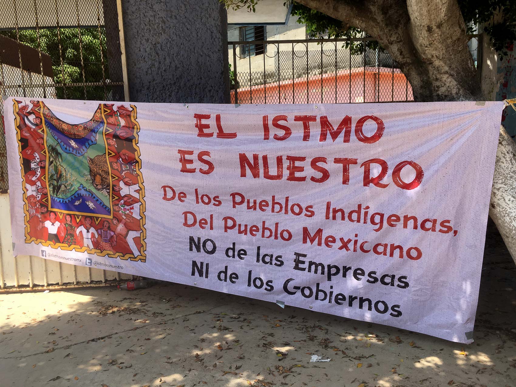 Meeting “The Isthmus is Ours. Not for Companies or Governments”, Oaxaca. 2019 © SIPAZ