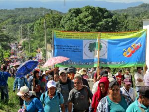 Peregrinación para la Madre Tierra en Chicomuselo. 2018 © SIPAZ Archivo