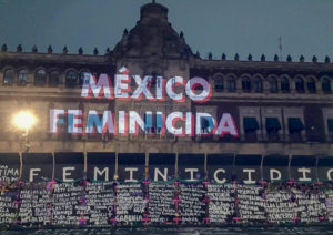 “Muro de la memoria”, Ciudad de México, 8M 2021 © SIPAZ