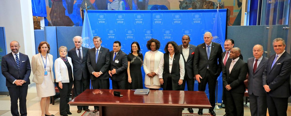 Opening of signatures of the Escazú Agreement © CEPAL