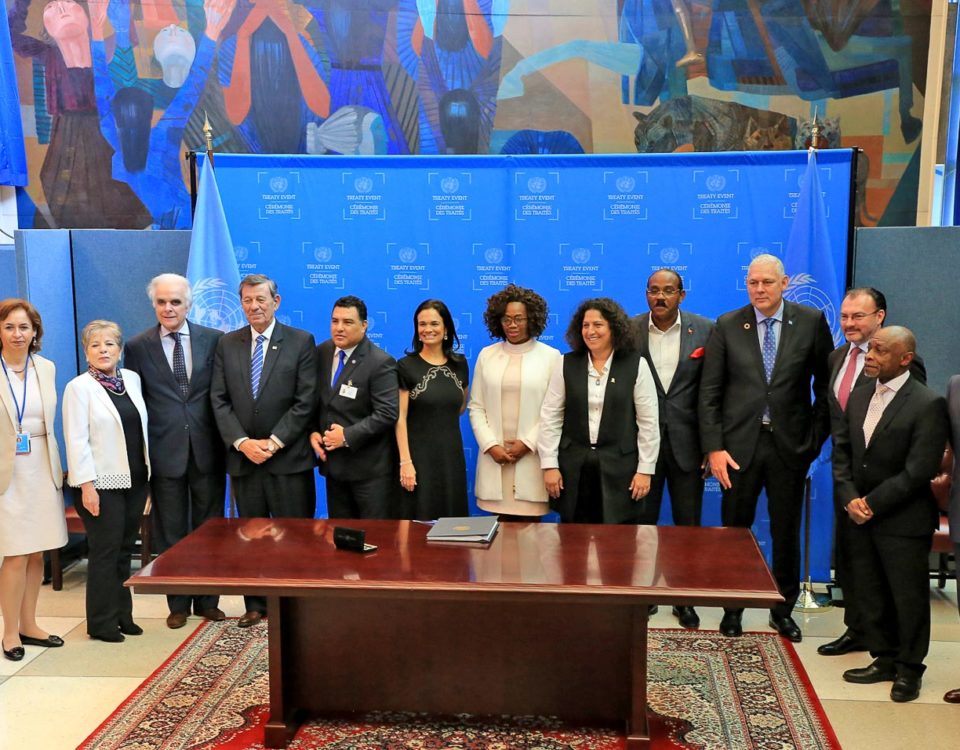 Opening of signatures of the Escazú Agreement © CEPAL