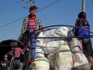 Return of displaced people from Rio Jordán, Chenalhó back to their community© SIPAZ