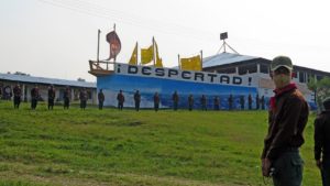 Departure of the Zapatista maritime delegation, Journey for Life © SIPAZ