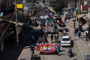 Marche pour demander justice pour le meurtre du défenseur Arnulfo Cerón Soriano © Tlachinollan