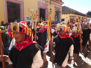 Pilgerreise der gläubigen Bevölkerung, San Cristóbal de Las Casas, Januar 2022 © SIPAZ