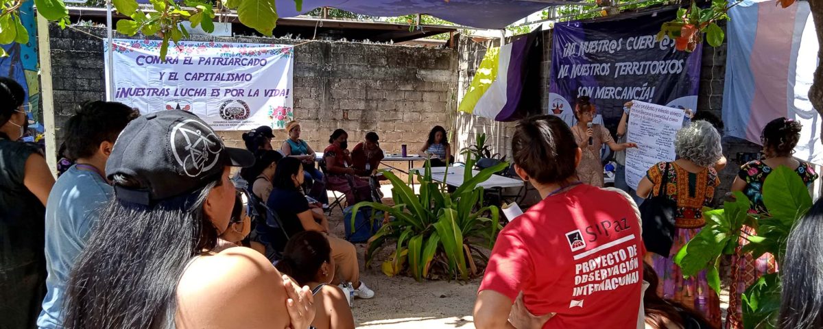 Regionales Treffen von FLINTA „Der Isthmus gehört uns" am 26. Februar in Juchitán, Oaxaca © SIPAZ