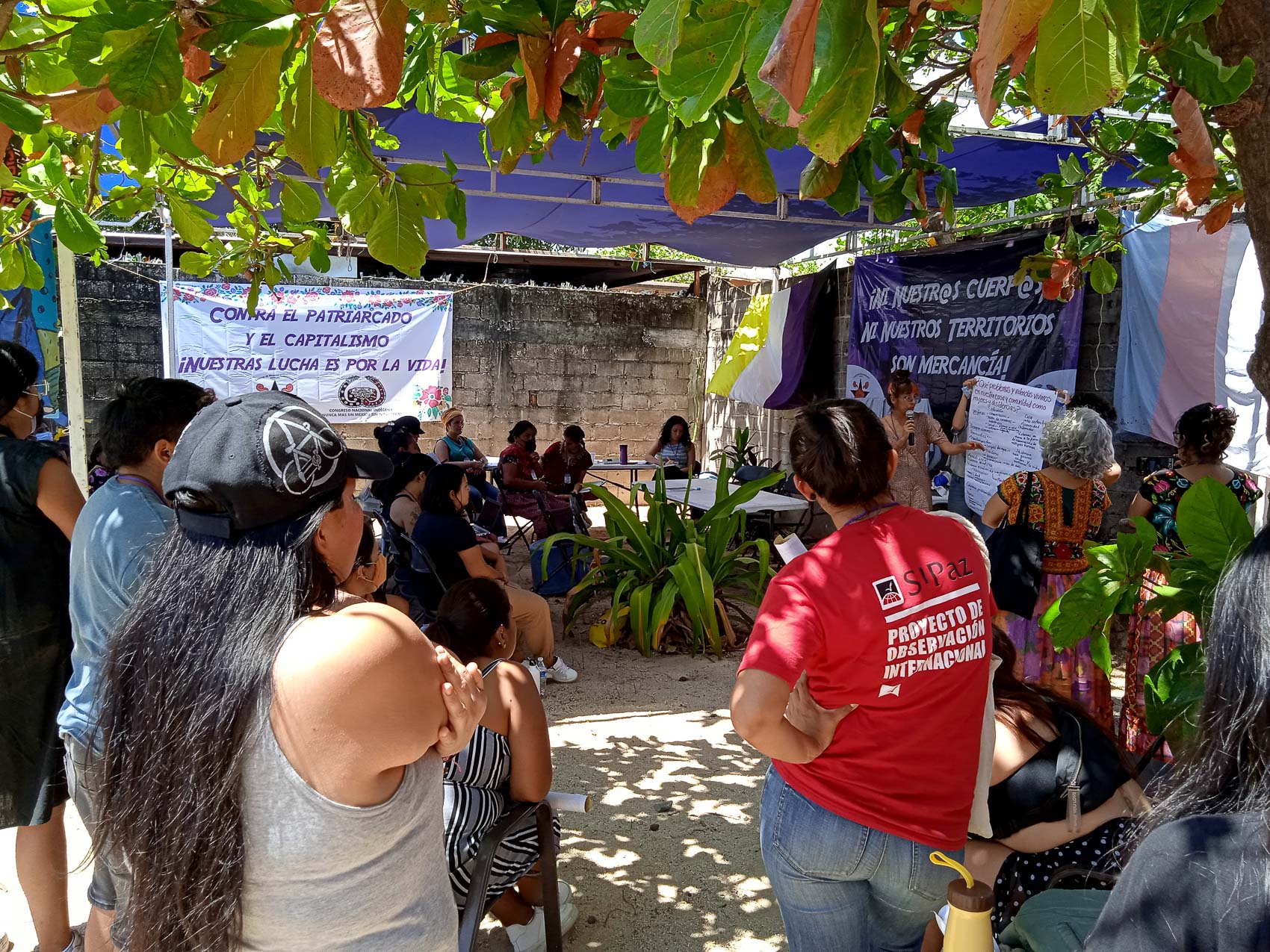 Regionales Treffen von FLINTA „Der Isthmus gehört uns" am 26. Februar in Juchitán, Oaxaca © SIPAZ