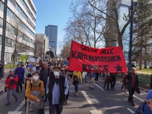 “Contra todas las guerras capitalistas” Frankfurt, Alemania 