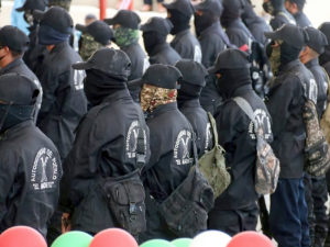 El Machete : Groupe d'autodéfense El Machete à Pantelhó © Proceso