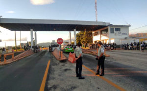 Check point in Tonalá, Chiapas during Caravan © Voces Mesoamericanas