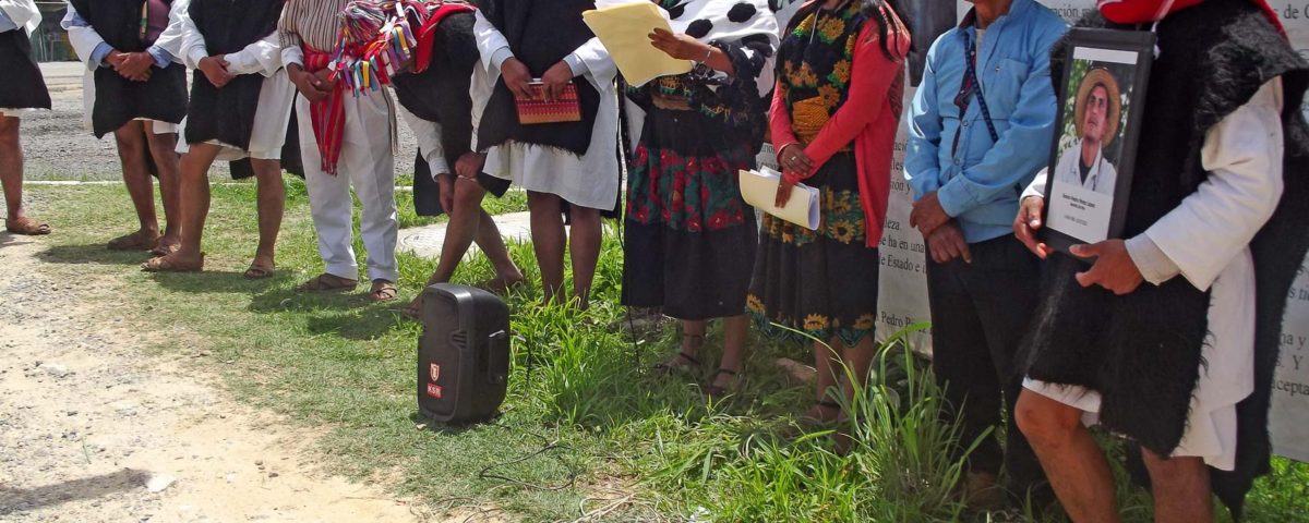 A un año del asesinato del defensor Simón Pedro, siguen exigiendo justicia © SIPAZ