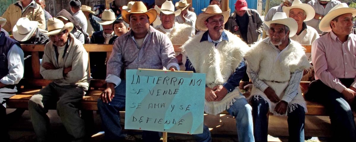 „Die Erde ist nicht käuflich, sie wird geliebt und verteidigt", MODEVITE © SIPAZ-Archiv