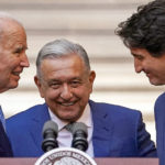 Joe Biden, Andrés Manuel López Obrador y Justin Trudeau - Xª Cumbre de líderes de América del Norte © REUTERS