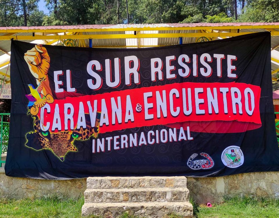 Treffen „Globaler Konzernkapitalismus, Planetarisches Patriarchat, Autonomien im Widerstand", San Cristóbal de Las Casas, Mai 2023 © SIPAZ