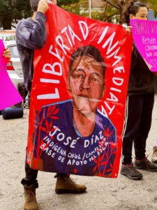 Movilización para la liberación de José Diaz, San Cristóbal de Las Casas, noviembre de 2023 © SIPAZ