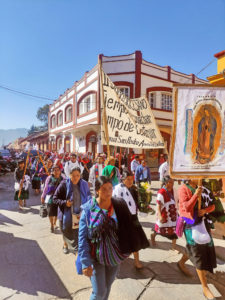 Peregrinación del Pueblo Creyente de la diócesis de San Cristóbal de las Casas, enero de 2024 © SIPAZ