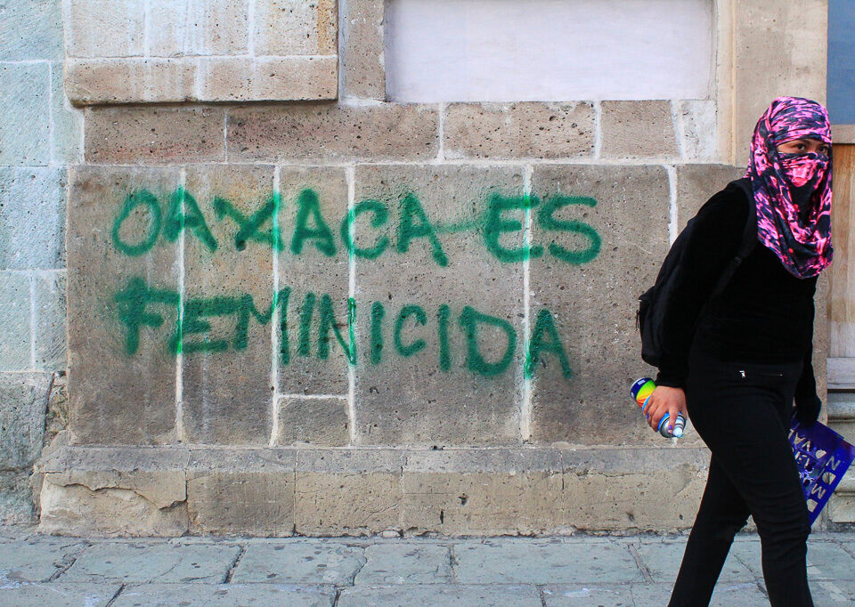 Día Internacional de la Eliminación de la Violencia contra las Mujeres en la Ciudad de Oaxaca, noviembre de 2024 © CIMAC