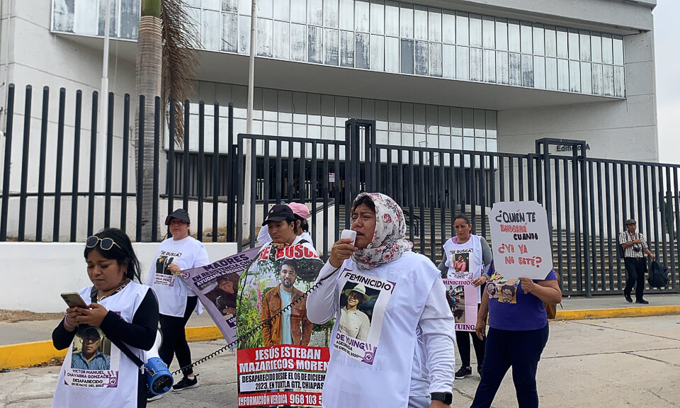 Marcha de madres buscadoras, Tuxtla Gutiérrez, mayo de 2025 © SIPAZ
