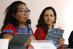 Presentación del informe “Chiapas, en la espiral de la violencia armada y criminal” © Frayba