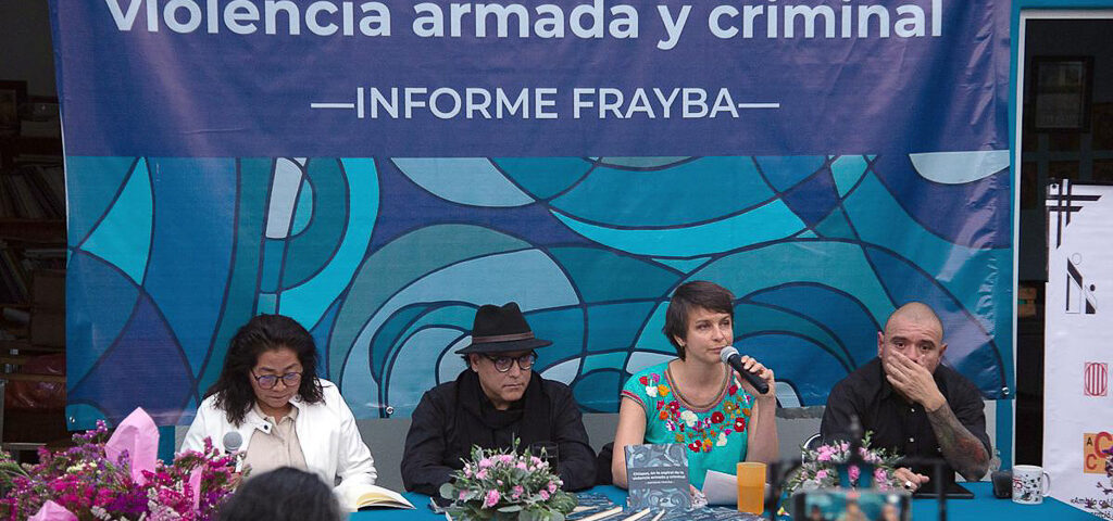 Presentación del informe “Chiapas, en la espiral de la violencia armada y criminal” © Frayba