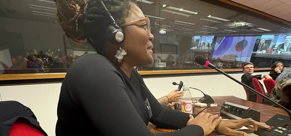 “Segunda conferencia de juventud paz y seguridad”, Bruselas, Bélgica, noviembre de 2025 © SIPAZ