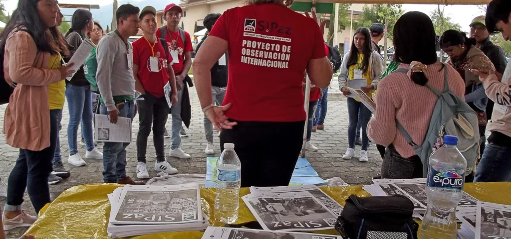 Presentación con jóvenes, agosto de 2023 © SIPAZ