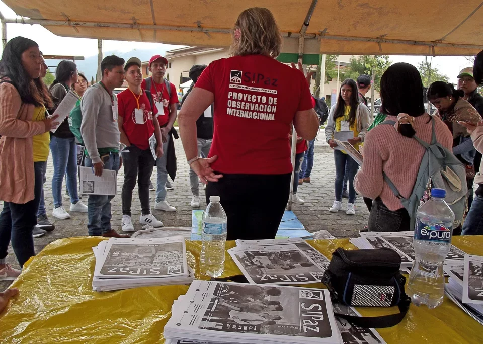 Presentación con jóvenes, agosto de 2023 © SIPAZ