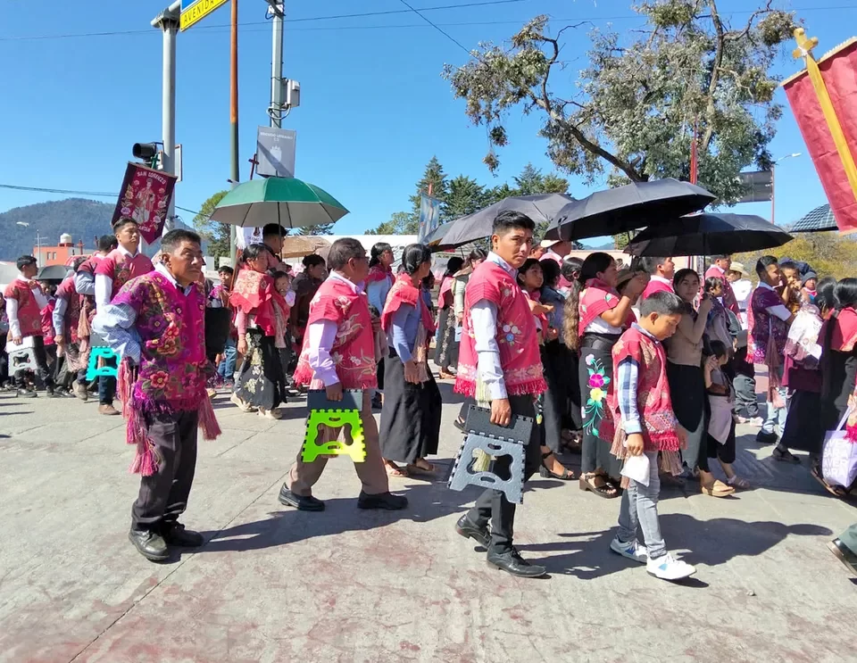 Peregrinación del Pueblo Creyente de la diócesis de San Cristóbal de las Casas, enero de 2026 © SIPAZ