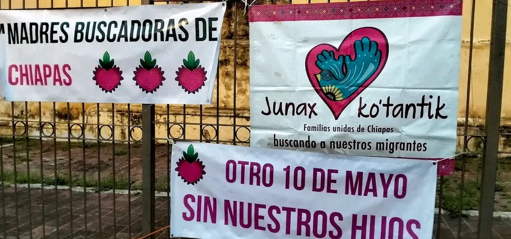 Activities of mothers searching for their missing children in the context of Mother's Day, San Cristóbal de las Casas, May 2026 © SIPAZ