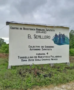 Centro de Resistencia Rebeldía Zapatista (CRARZ, nuevas estructuras del EZLN) © SIPAZ