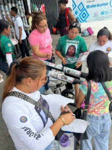 Movilizaciones de colectivos de Madres Buscadores en el marco del Mundial, junio de 2026 © SIPAZ